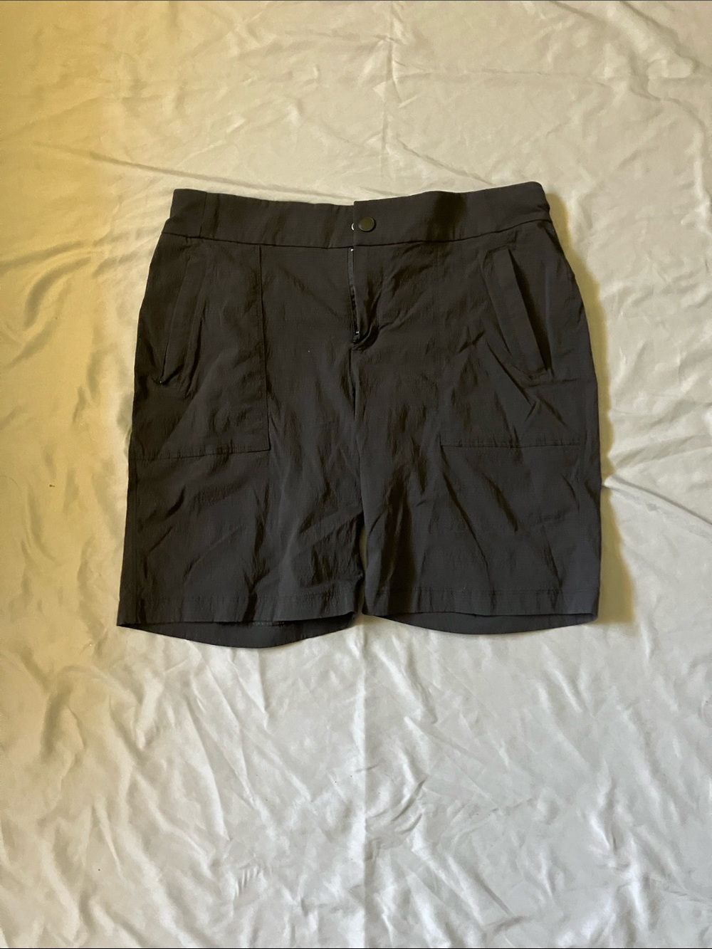 Athleta Black Tailored Bermuda Shorts
